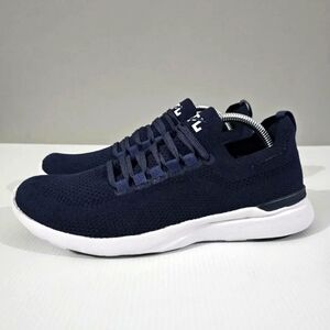 APL Techloom Breeze Sneaker Athletic Yoga Walking Midnight Blue White Size 7